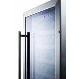 Summit 34 Bottle 18" Wide Built-In , ADA Compliant Wine Fridge SWC1840BADA Wine Coolers SWC1840BADA Wine Coolers Empire