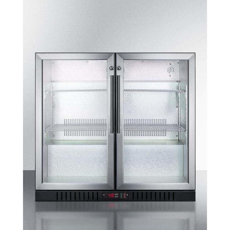 Summit 36" Wide Beverage Fridge SCR7012DB Beverage Centers SCR7012DB Wine Coolers Empire