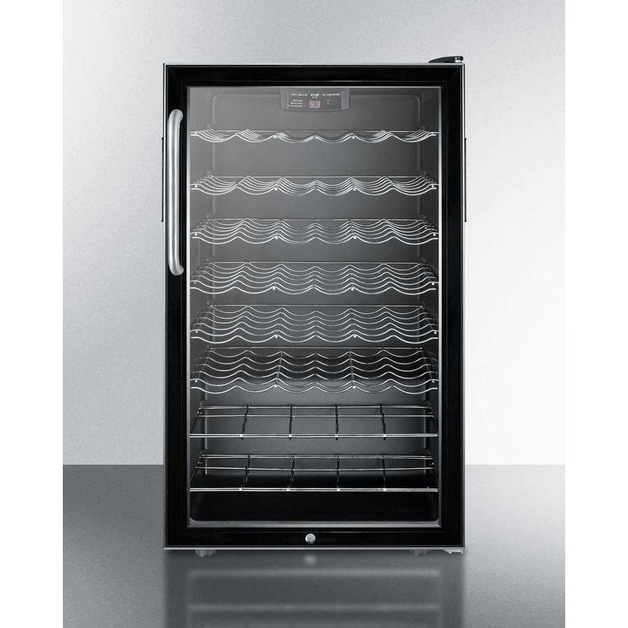 Summit 40 Bottle 20" Wide , ADA Compliant Wine Fridge SWC525L7TBADA Wine Coolers SWC525L7TBADA Wine Coolers Empire