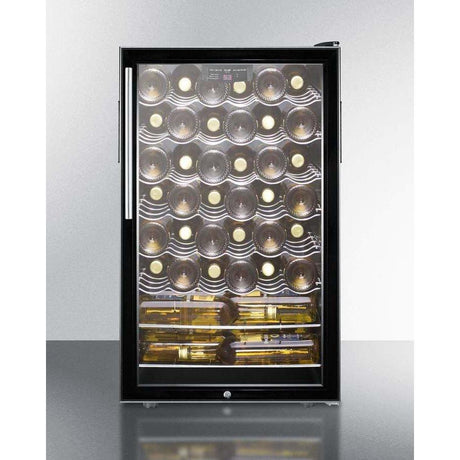Summit 40 Bottle 20" Wide Built-In , ADA Compliant Wine Fridge SWC525LBIHVADA Wine Coolers SWC525LBIHVADA Wine Coolers Empire