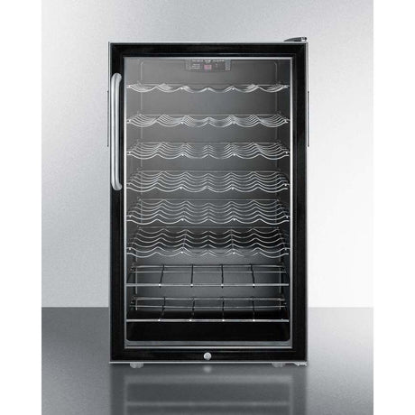 Summit 40 Bottle 20" Wide Built-In , ADA Compliant Wine Fridge SWC525LCSSADA Wine Coolers SWC525LCSSADA Wine Coolers Empire