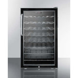 Summit 40 Bottle 20" Wide Built-In Wine Fridge SWC525L7CSS Wine Coolers SWC525L7CSS Wine Coolers Empire