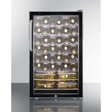 Summit 40 Bottle 20" Wide Built-In Wine Fridge SWC525L7CSS Wine Coolers SWC525L7CSS Wine Coolers Empire