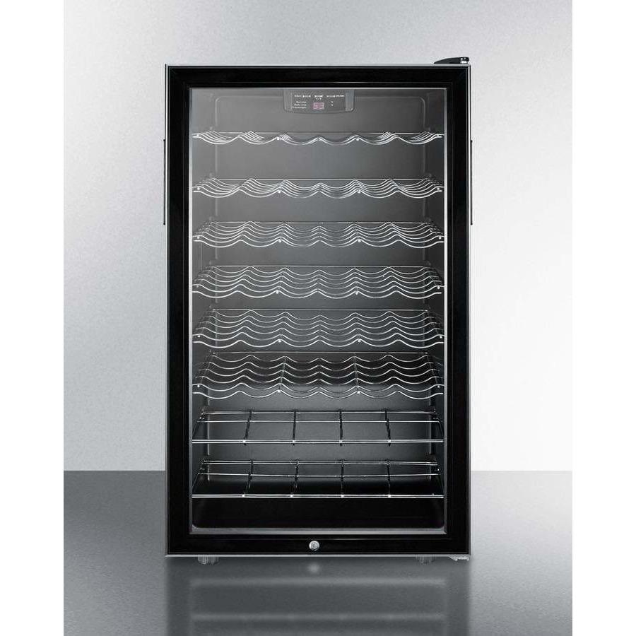 Summit 40 Bottle 20" Wide Built-In Wine Fridge SWC525LBI Wine Coolers SWC525LBI Wine Coolers Empire