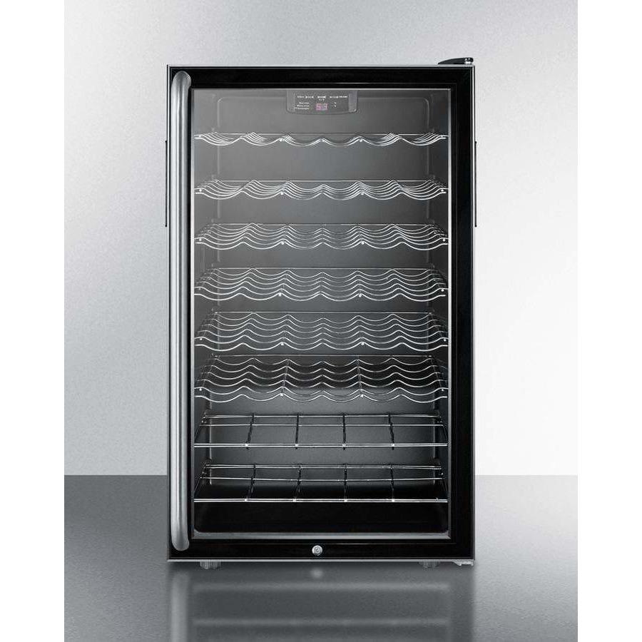 Summit 40 Bottle 20" Wide Built-In Wine Fridge SWC525LBISH Wine Coolers SWC525LBISH Wine Coolers Empire