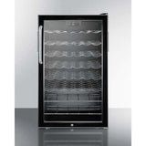 Summit 40 Bottle 20" Wide Wine Fridge SWC525L7TB Wine Coolers SWC525L7TB Wine Coolers Empire