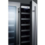 Summit 42-Bottle Classic 24" Stainless Steel Undercounter Wine Fridge CLFD24WC Wine Coolers CLFD24WC Wine Coolers Empire