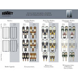 Summit 42-Bottle Classic 24" Stainless Steel Undercounter Wine Fridge CLFD24WC Wine Coolers CLFD24WC Wine Coolers Empire