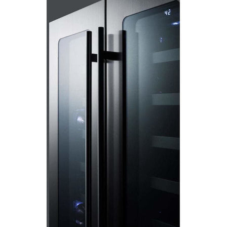 Summit 42-Bottle Classic 24" Stainless Steel Undercounter Wine Fridge CLFD24WC Wine Coolers CLFD24WC Wine Coolers Empire