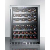 Summit 44 Bottle 24" Wide Built-In Wine Fridge SWC532LBIST Wine Coolers SWC532LBIST Wine Coolers Empire