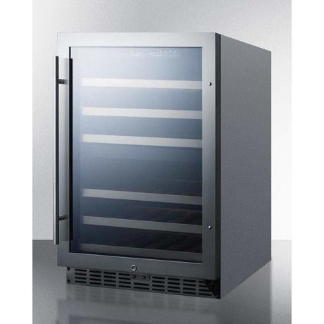 Summit 44 Bottle 24" Wide Built-In Wine Fridge SWC532LBISTCSS Wine Coolers SWC532LBISTCSS Wine Coolers Empire