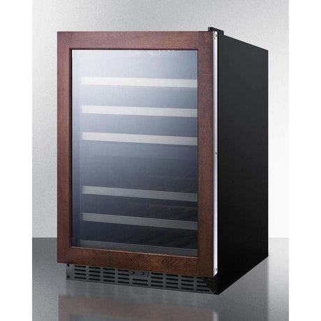 Summit 44 Bottle 24" Wide Built-In Wine Fridge SWC532LBISTPNR Wine Coolers SWC532LBISTPNR Wine Coolers Empire