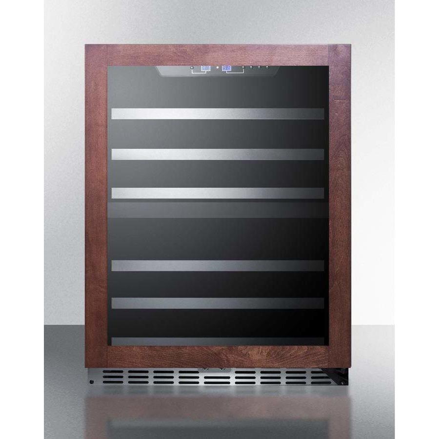Summit 44 Bottle 24" Wide Built-In Wine Fridge SWC532LBISTPNR Wine Coolers SWC532LBISTPNR Wine Coolers Empire