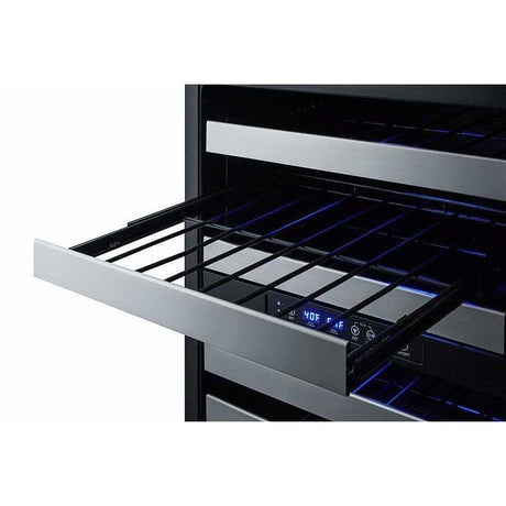 Summit 46 Bottle 24" Wide Built-In, ADA Compliant Wine Fridge ALWC532CSS Wine Coolers ALWC532CSS Wine Coolers Empire