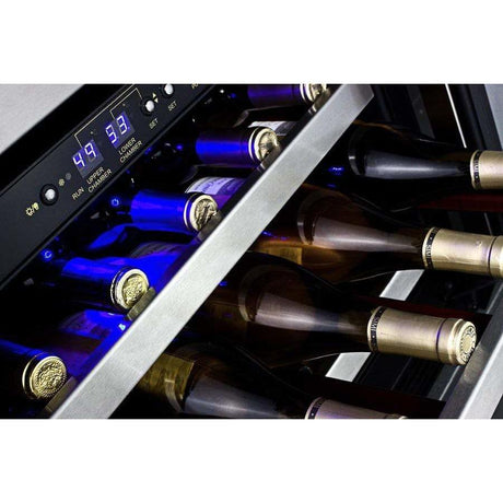 Summit 46 Bottle 24" Wide Built-In, ADA Compliant Wine Fridge SWC530BLBISTADA Wine Coolers SWC530BLBISTADA Wine Coolers Empire