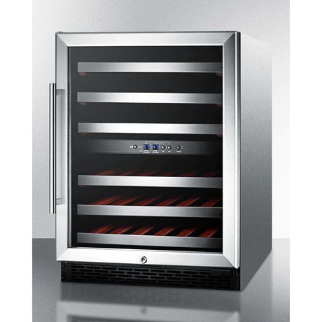 Summit 46 Bottle 24" Wide Built-In, ADA Compliant Wine Fridge SWC530BLBISTCSSADA Wine Coolers SWC530BLBISTCSSADA Wine Coolers Empire