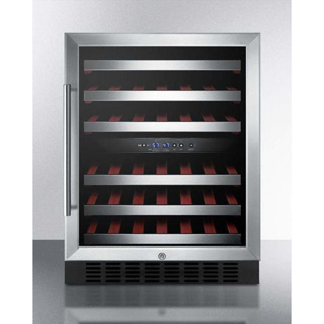 Summit 46 Bottle 24" Wide Built-In, ADA Compliant Wine Fridge SWC530BLBISTCSSADA Wine Coolers SWC530BLBISTCSSADA Wine Coolers Empire