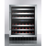 Summit 46 Bottle 24" Wide Built-In Wine Fridge SWC530BLBISTCSS Wine Coolers SWC530BLBISTCSS Wine Coolers Empire