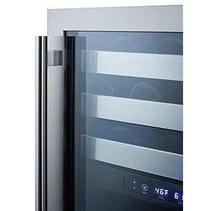 Summit 46 Bottle 24" Wide Built-In Wine Fridge SWC532BLBIST Wine Coolers SWC532BLBIST Wine Coolers Empire