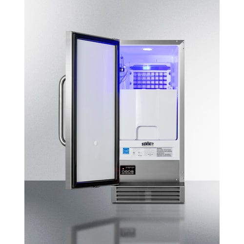 Summit 50 lb. ADA Compliant Clear Icemaker BIM44GCSSADA Ice Makers BIM44GCSSADA Wine Coolers Empire