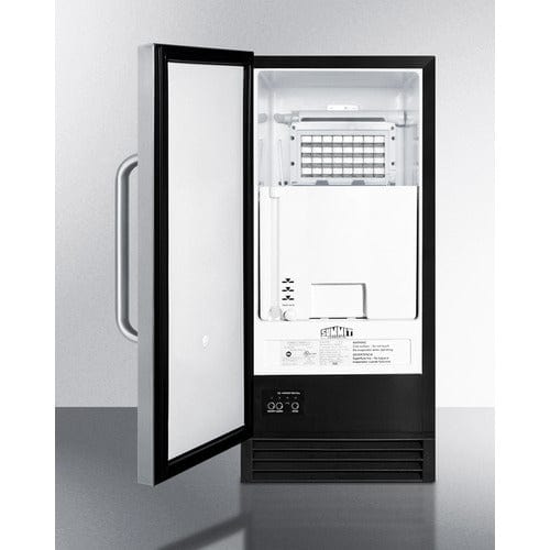 Summit 50 lb. Built-In Clear Icemaker BIM44G Wine Coolers Empire