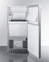 Summit 62 lb. Clear Outdoor/Indoor Icemaker BIM68OSPUMP Ice Makers BIM68OSPUMP Wine Coolers Empire