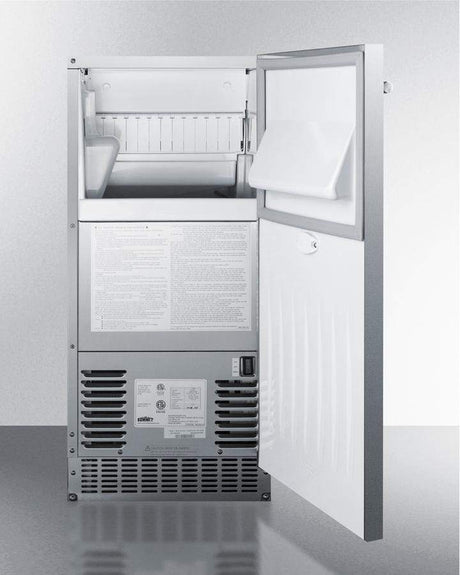 Summit 62 lb. Clear Outdoor/Indoor Icemaker BIM68OSPUMP Ice Makers BIM68OSPUMP Wine Coolers Empire