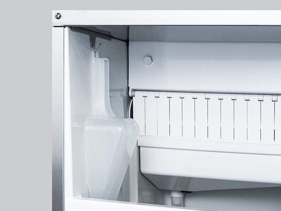 Summit 62 lb. Clear Outdoor/Indoor Icemaker BIM68OSPUMP Ice Makers BIM68OSPUMP Wine Coolers Empire