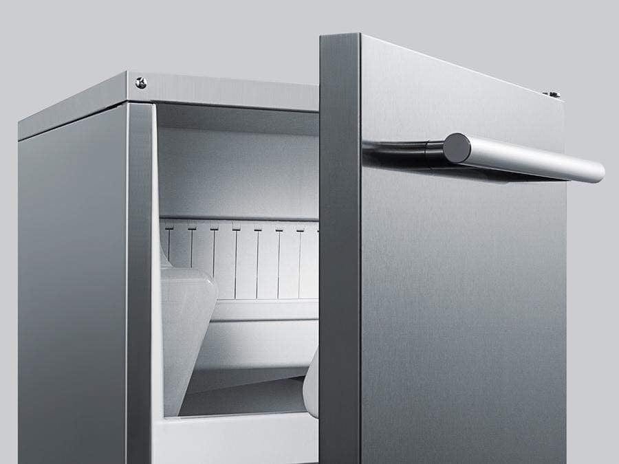Summit 62 lb. Clear Outdoor/Indoor Icemaker BIM68OSPUMP Ice Makers BIM68OSPUMP Wine Coolers Empire