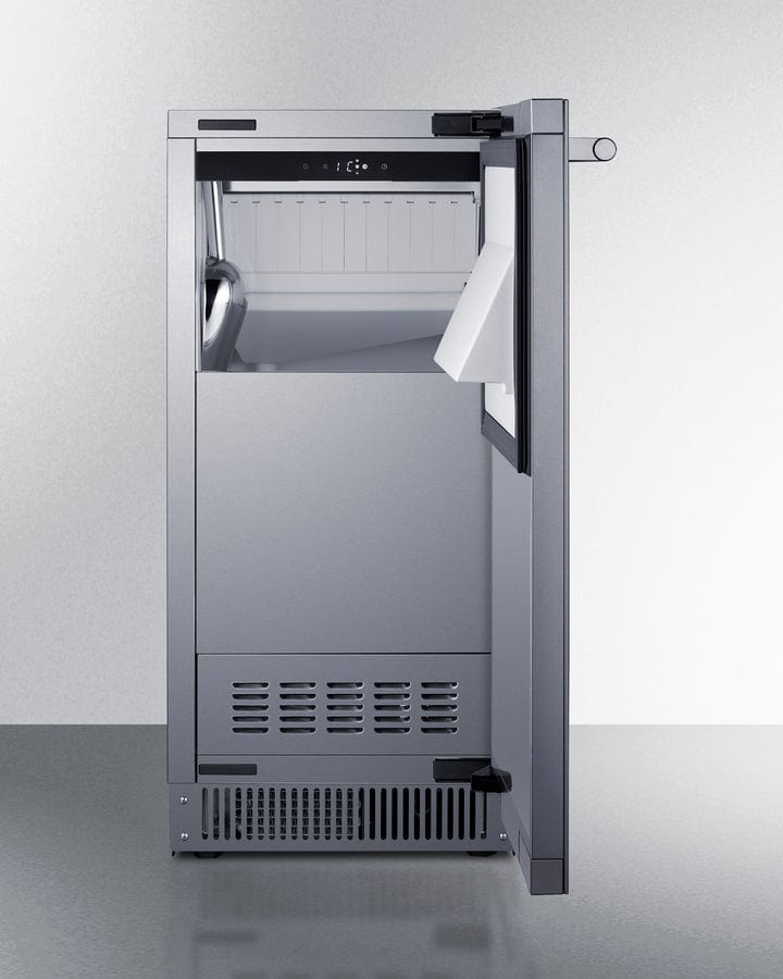 Summit 68lb. Indoor Clear Icemaker with ADA Compliant Ice Makers Wine Coolers Empire