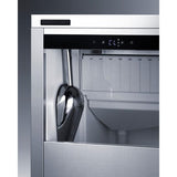 Summit 68lb. Indoor Clear Icemaker with ADA Compliant Ice Makers Wine Coolers Empire
