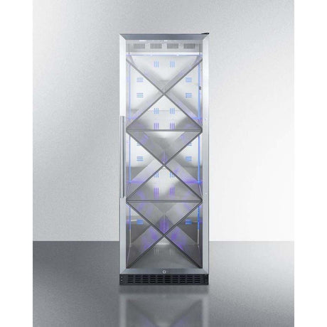 Summit 80 Bottle 24" Wide Single Zone Commercial Wine Fridge SCR1401XCSS Wine Coolers SCR1401XCSS Wine Coolers Empire