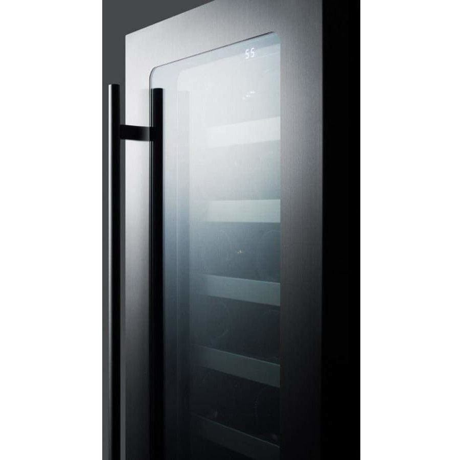 Summit Classic 15" 3.2 cu. ft. Stainless Steel Undercounter Wine Fridge CL15WC Wine Coolers CL15WC Wine Coolers Empire