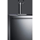 Summit Classic 24" 2 x 1/6 Barrel Stainless Steel Built-In Double Tap Kegerator SBC590 Kegerators SBC590 Wine Coolers Empire