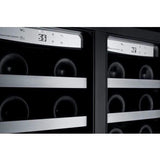 Summit Classic 24" 5.1 cu. ft. Stainless Steel French Door Beverage Center CL242WBV Beverage Centers CL242WBV Wine Coolers Empire
