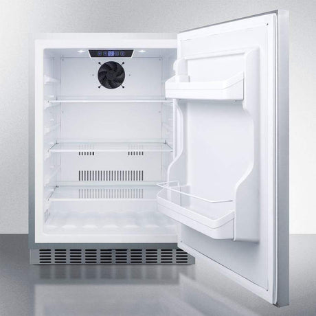Summit Classic 24" Wide Built-In Outdoor Wide Space All-Fridge CL69ROSW Refrigerators CL69ROSW Wine Coolers Empire