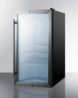 Summit Commercial 19" Wide Beverage Fridge SCR486L Beverage Centers SCR486L Wine Coolers Empire