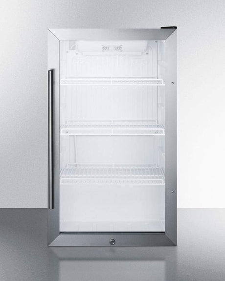 Summit Commercial 19" Wide Outdoor Beverage Fridge SCR489OS Beverage Centers SCR489OS Wine Coolers Empire