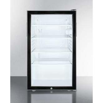 Summit Commercial 20" Wide All-Fridge SCR500BL7 Refrigerators SCR500BL7 Wine Coolers Empire