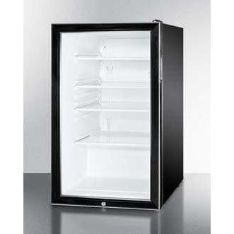 Summit Commercial 20" Wide All-Fridge SCR500BL7 Refrigerators SCR500BL7 Wine Coolers Empire