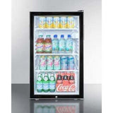 Summit Commercial 20" Wide All-Fridge SCR500BL7 Refrigerators SCR500BL7 Wine Coolers Empire