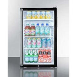 Summit Commercial 20" Wide All-Fridge SCR500BL7SH Refrigerators SCR500BL7SH Wine Coolers Empire