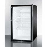 Summit Commercial 20" Wide All-Fridge SCR500BL7TB Refrigerators SCR500BL7TB Wine Coolers Empire