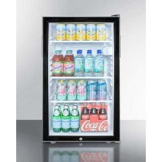 Summit Commercial 20" Wide Built-In All-Fridge SCR500BLBI7 Refrigerators SCR500BLBI7 Wine Coolers Empire