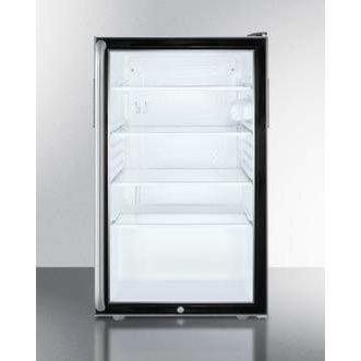 Summit Commercial 20" Wide Built-In All-Fridge SCR500BLBI7SH Refrigerators SCR500BLBI7SH Wine Coolers Empire