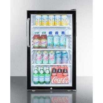 Summit Commercial 20" Wide Built-In All-Fridge SCR500BLBI7TB Refrigerators SCR500BLBI7TB Wine Coolers Empire