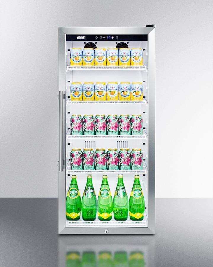 Summit Commercial 22" Wide Beverage Fridge SCR1006 Beverage Centers SCR1006 Wine Coolers Empire