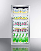 Summit Commercial 22" Wide Beverage Fridge SCR1006CSS Beverage Centers SCR1006CSS Wine Coolers Empire