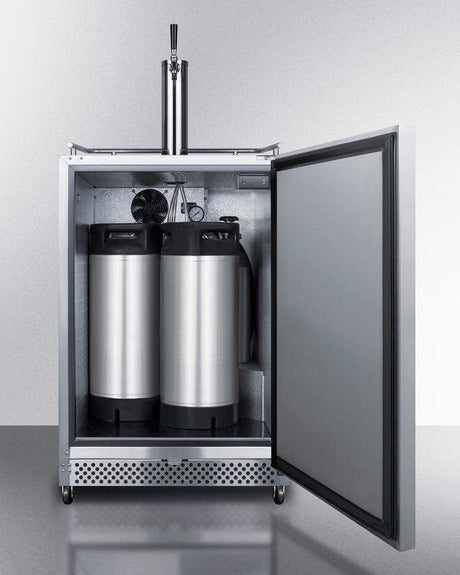 Summit Commercial 24"  Built-In Auto Defrost Outdoor Coffee Kegerator SBC695OSCF Coffee Dispensers SBC695OSCF Wine Coolers Empire