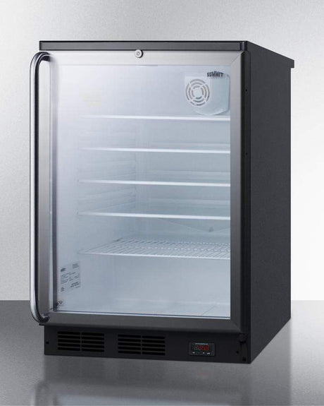 Summit Commercial 24" Built-In Automatic Defrost Craft Beer Pub Fridge SCR600BGLBIDTPUBSH Beverage Centers SCR600BGLBIDTPUBSH Wine Coolers Empire